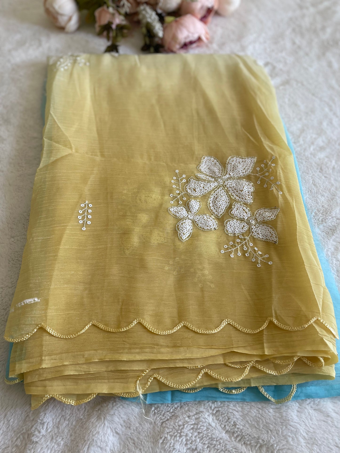 Crunchy Crush Designer Saree