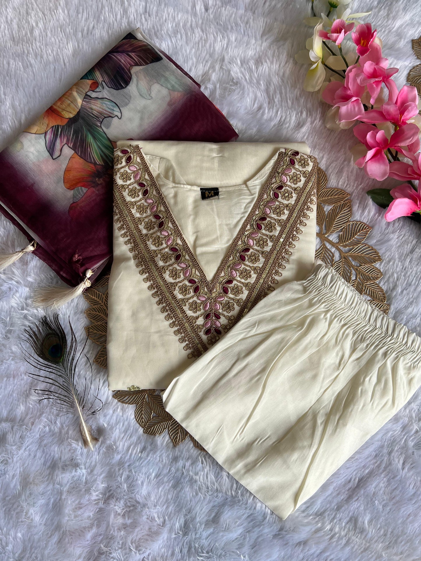 Designer Kurti Set with Dupatta