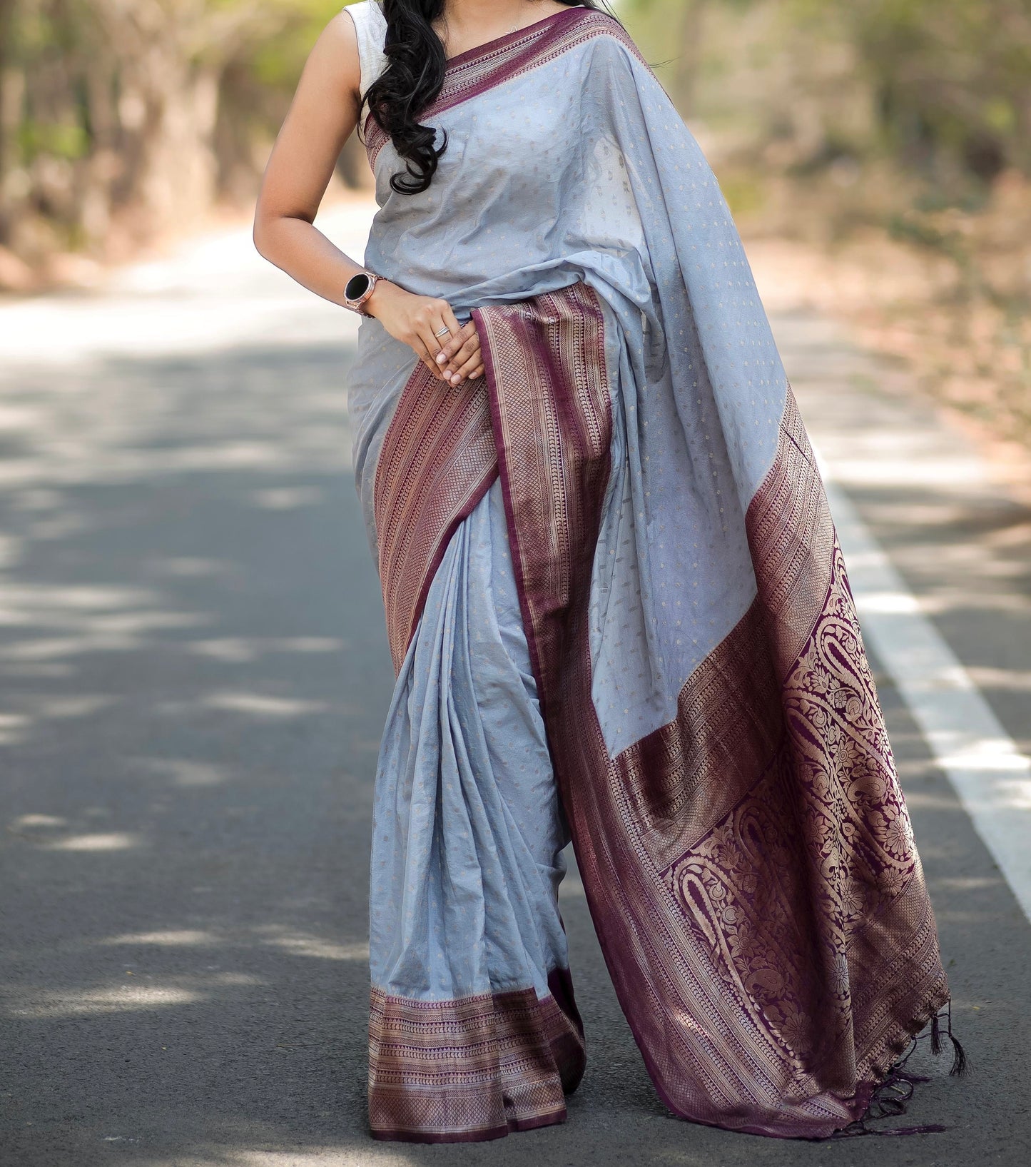 Georgette Silk Saree