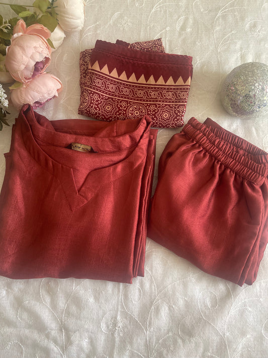 Designer Kurti Set